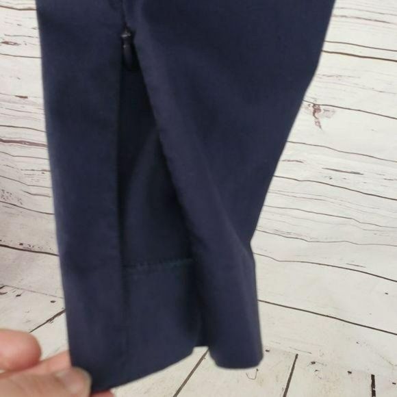 The Limited‎ Sailor Flat Front Business Navy Blue Ankle Pants Size 2 R - Picture 7 of 8